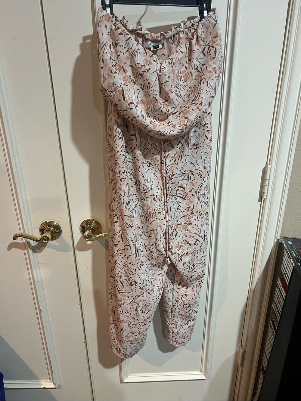 Jack by BB Dakota Peach Floral Blush Romper